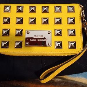 Yellow Michael Kors Wallet